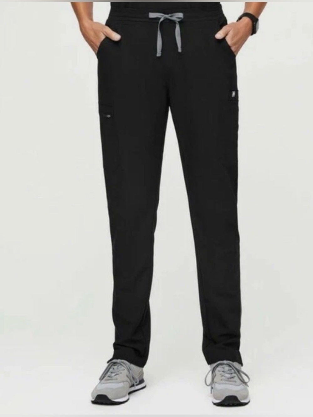 FIGS Yola Women’s Skinny Scrub Pants Black 3XL-Tall Nursing Healthcare
